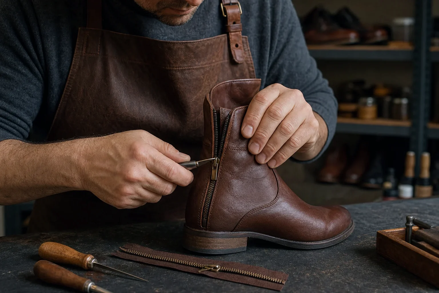 Conserto de zíper de botas em Parauapebas