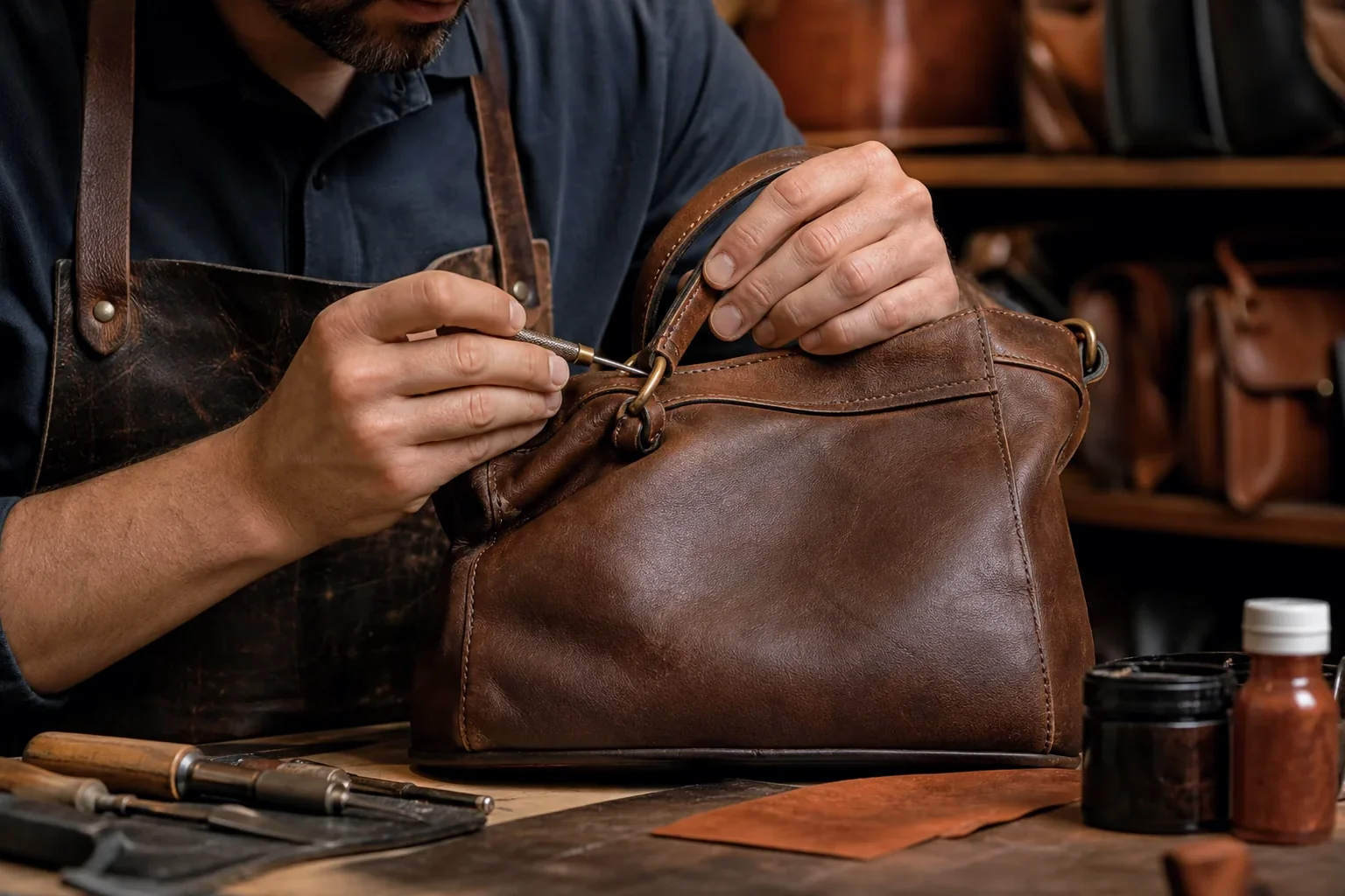 Reforma de bolsas de couro em Parauapebas